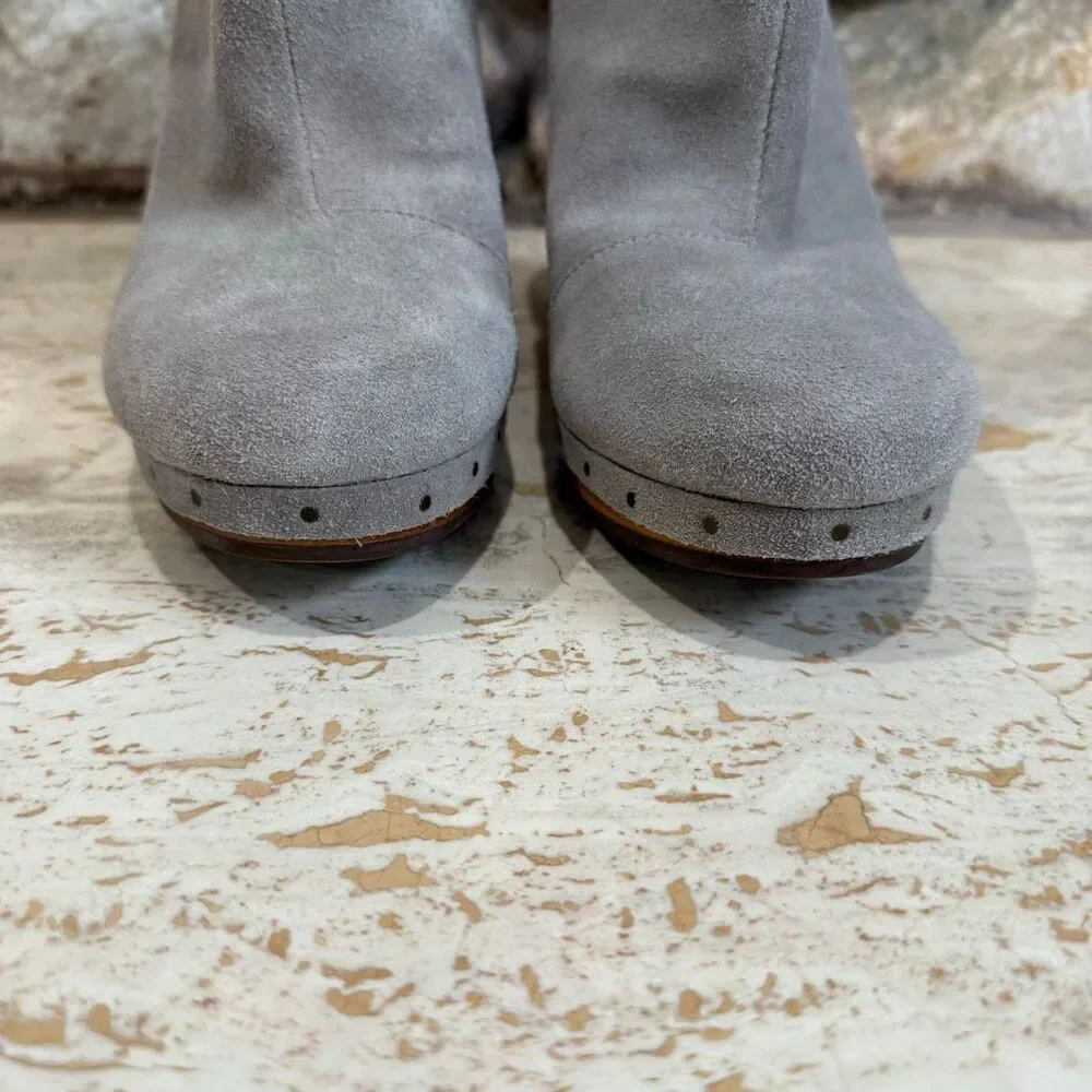 Joie Dewitt ankle boot grey size 9/39 Boho 70s hippie